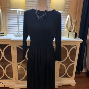 Black maxi dress